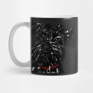 Dennis the black Miniature Schnauzer dog Mug